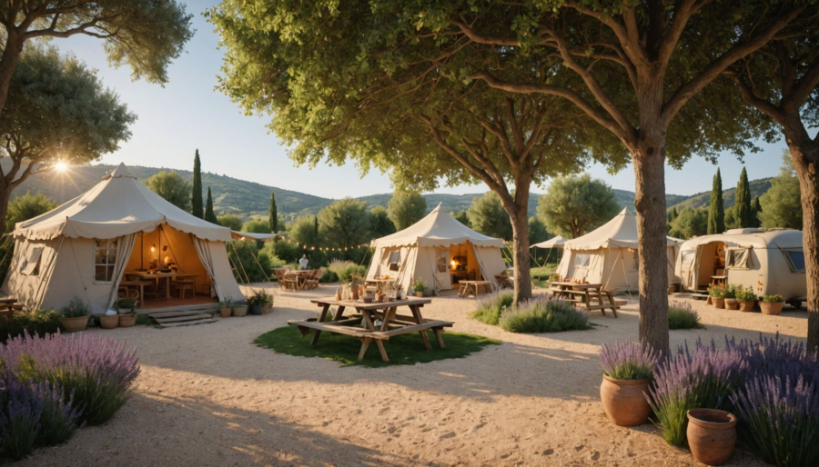 Charme campings in frankrijk : portret van een netwerk