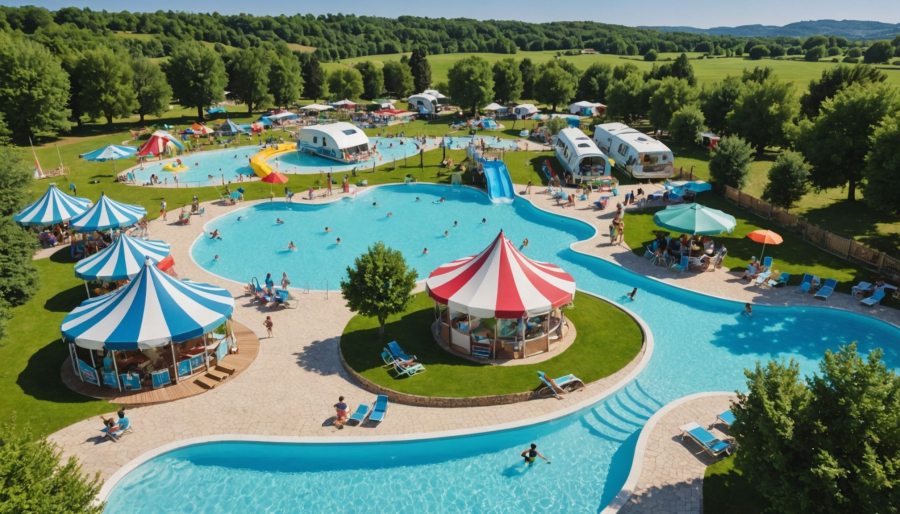Guide voor waterparken en campings in frankrijk met zwembad